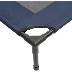 PawHut Lit Pour Chien Chat Lit De Camp Grand Confort Sur Pieds Tissu Oxford Textilène Micro-perforé 76L X 61l X 18H Cm Bleu Marine Noir - Bleu 6 PawHut Lit Pour Chien Chat Lit De Camp Grand Confort Sur Pieds Tissu Oxford Textilène Micro-perforé 76L X 61l X 18H Cm Bleu Marine Noir - Bleu -PawHut Soldes Boutique 25008558 5