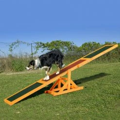 PawHut Agility Sport Pour Chien Bascule - Bascule Pour Chien - équipement Entrainement Chien - Bois Sapin Pré-huilé Feutre Bitumé Antidérapant Brique Vert - Vert 5 PawHut Agility Sport Pour Chien Bascule - Bascule Pour Chien - équipement Entrainement Chien - Bois Sapin Pré-huilé Feutre Bitumé Antidérapant Brique Vert - Vert -PawHut Soldes Boutique 32693393 4