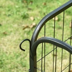 PawHut Luxe Parc Enclos Modulable Pour Chien 8 Panneaux Porte Verrouillable Acier époxy Noir - Noir 6 PawHut Luxe Parc Enclos Modulable Pour Chien 8 Panneaux Porte Verrouillable Acier époxy Noir - Noir -PawHut Soldes Boutique 33905041 5