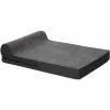 PawHut Panier Chien Lit Pour Animaux Canapé Chien Chat Coussin Amovible Lavable Velours Côtelé Mousse à Mémoire De Forme Gris - Gris -PawHut Soldes Boutique 42169154 1