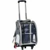 PawHut Sac à Dos Trolley Chariot Sur Roulettes 2 En 1 Pour Chien Chat Poignée Telescopique 6 Roues En étoile Coussin Et Attache Inclus Oxford Motif écailles Gris Brillant - Gris -PawHut Soldes Boutique 44066330 1