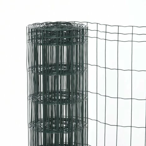 PawHut Grillage rouleau soudé - grillage à poule - maille 5L x 10H cm - hauteur 1,22 m - longueur 10 m - acier revêtement PVC vert PawHut Grillage Rouleau Soudé - Grillage à Poule - Maille 5L X 10H Cm - Hauteur 1,22 M - Longueur 10 M - Acier Revêtement PVC Vert -PawHut Soldes Boutique 51254847 2