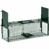 PawHut Piège De Capture Pour Petits Animaux Type Lapin Rat - 2 Entrées + Poignée - Dim. 60L X 18l X 20H Cm - Métal Vert -PawHut Soldes Boutique 52476691 1