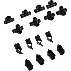 PawHut Agility Sport Pour Chiens Set De 4 Obstacles Professionnels Avec Système De Maintien Au Sol 95L X 65l X 95H Cm Sac Transport Fourni Blanc Noir - Blanc -PawHut Soldes Boutique 6812280 5