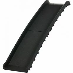 PawHut Rampe De Chargement Pliable Antidérapante Pour Chien - Dim. 155L X 39l X 14H Cm - PP Noir - Noir