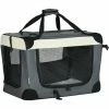 PawHut Sac De Transport Pour Chien Et Chat Pliable - Poignée, 3 Entrées Zippées, Poche - Coussin Amovible Inclus - Acier Oxford Polyester Gris Noir - Gris 2 PawHut Sac De Transport Pour Chien Et Chat Pliable - Poignée, 3 Entrées Zippées, Poche - Coussin Amovible Inclus - Acier Oxford Polyester Gris Noir - Gris -PawHut Soldes Boutique 72845742 1