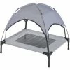 PawHut Lit Pour Chien Chat Sur Pieds Lit De Camp Lit Surélevé Rafraîchissant Velum Anti-UV Oxford Micro-perforé Parasol Et Sac De Transport Inclus Dim. 61L X 46l X 61H Cm Gris Noir 2 PawHut Lit Pour Chien Chat Sur Pieds Lit De Camp Lit Surélevé Rafraîchissant Velum Anti-UV Oxford Micro-perforé Parasol Et Sac De Transport Inclus Dim. 61L X 46l X 61H Cm Gris Noir -PawHut Soldes Boutique 7379154 1
