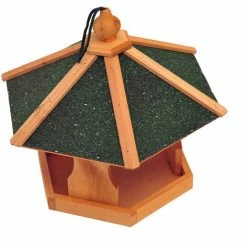 PawHut Mangeoire Suspendue Nichoir à Oiseau Pour Extérieur En Bois 40 X 40 X 35 Cm 4 PawHut Mangeoire Suspendue Nichoir à Oiseau Pour Extérieur En Bois 40 X 40 X 35 Cm -PawHut Soldes Boutique 805228 3